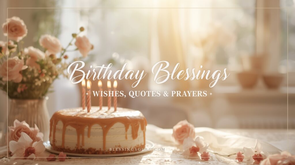 Birthday Blessings, Prayers & Quotes for a Joyful and Peaceful Year Ahead