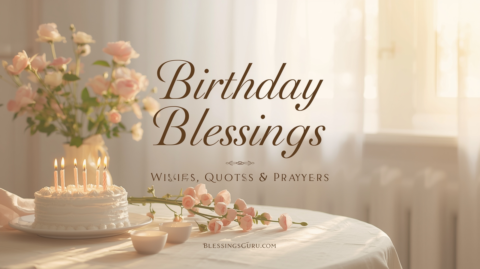 Birthday Blessings, Prayers & Quotes for a Joyful and Peaceful Year Ahead