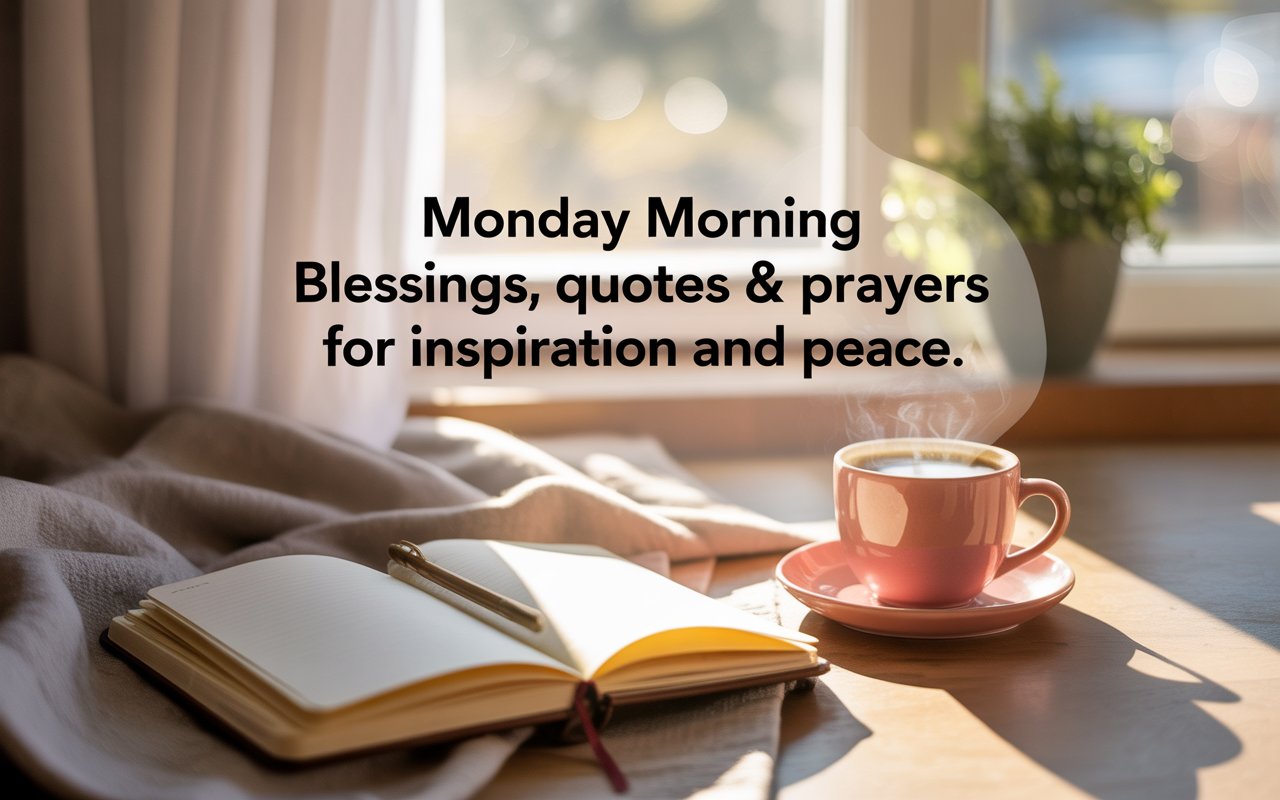 Monday Morning Blessings, Quotes & Prayers for a Peaceful and Inspired Week