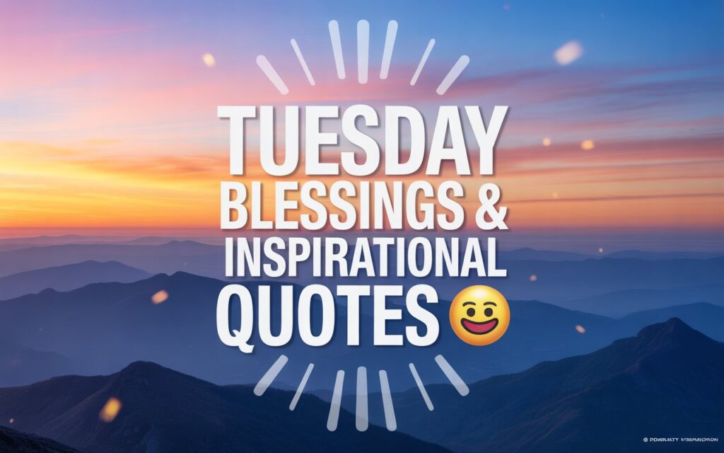 Tuesday Morning Blessings